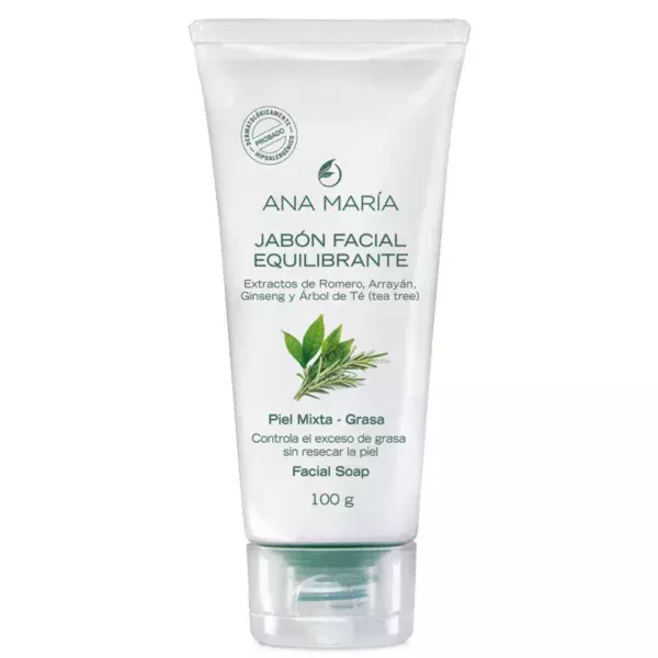 Jabón Facial Líquido Ana María Piel Grasa a Mixta 100g
