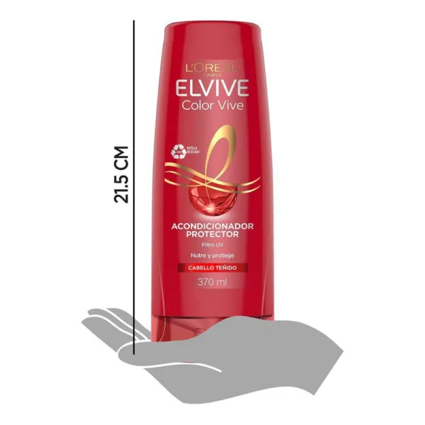 Acondicionador Elvive Protector Color Cabello Teñido 370ml - Imagen 2