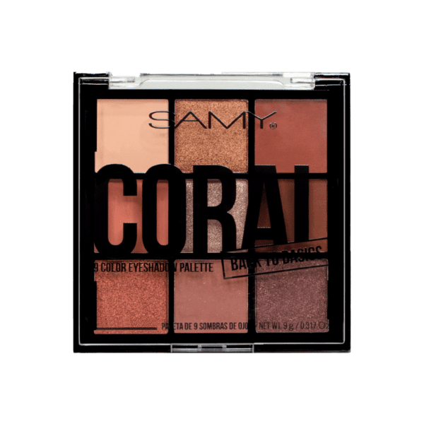Paleta de Sombras de Ojos Samy Coral X9 #12 - Imagen 2