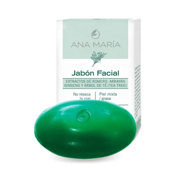 Jabón Facial en Barra Ana María para Piel Mixta a Grasa