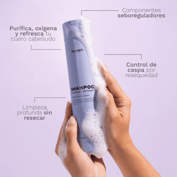 Shampoo Antigrasa y Anticaspa PYT - Imagen 2