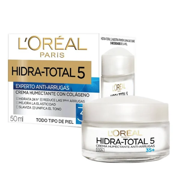 Crema Facial L'Oréal Paris Anti-Arrugas Hidra Total 5 50ml