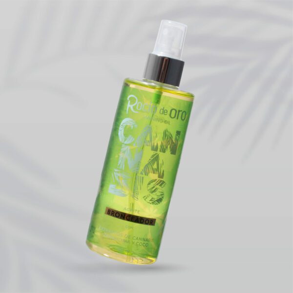 Aceite Bronceador René Chardon Rocío de Oro con Cannabis 250ml - Imagen 3