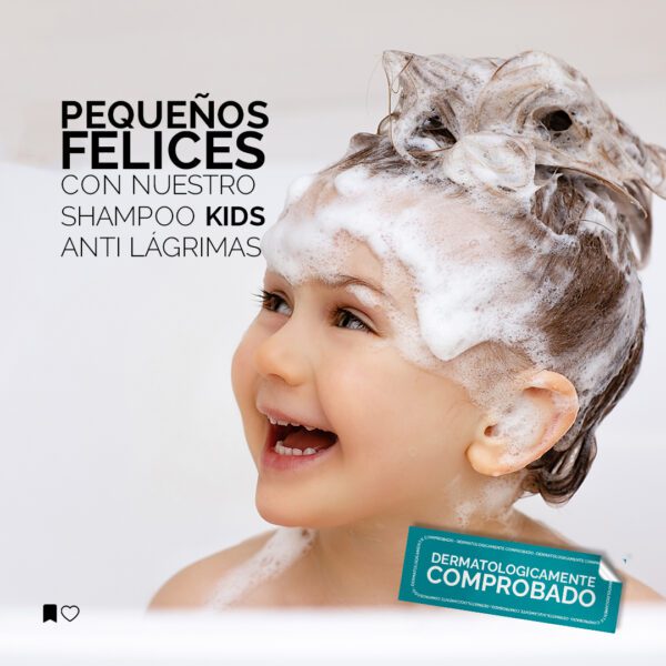 Shampoo René Chardon Kids Sin Lágrimas Rocío de Oro 500ml - Imagen 4
