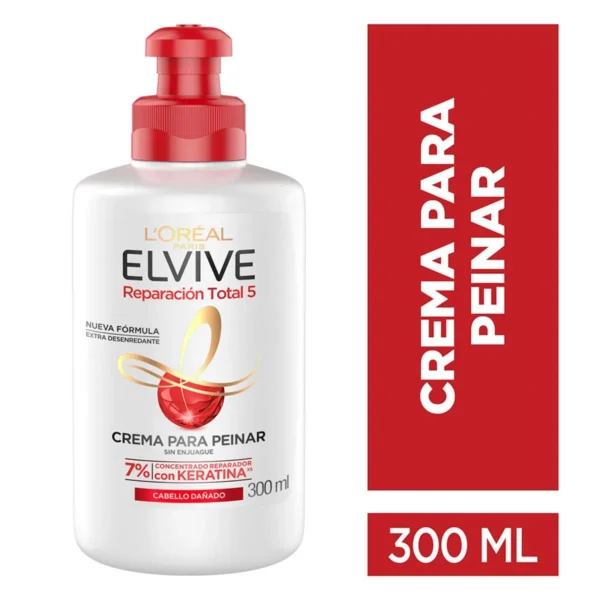 Crema para Peinar Elvive Reparación Total 5 300ml