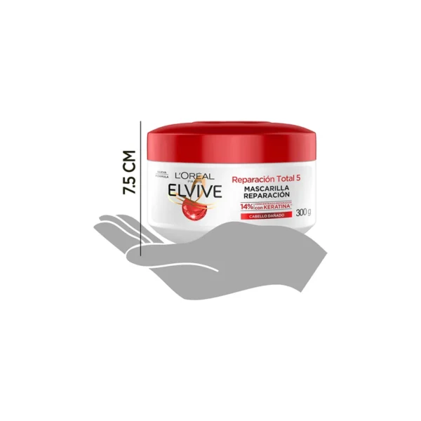 Mascarilla Elvive Reparación Total 5 300g - Imagen 2