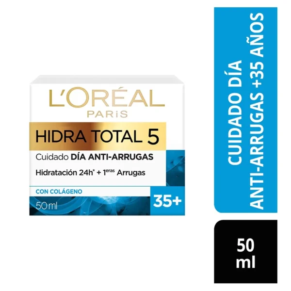 Crema Facial L'Oréal Paris Anti-Arrugas Hidra Total 5 50ml - Imagen 4