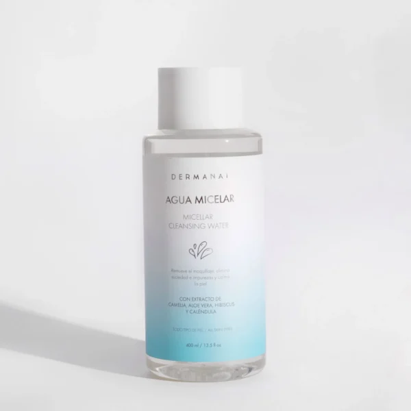 Agua Micelar Dermanat con Extractos Naturales 400ml