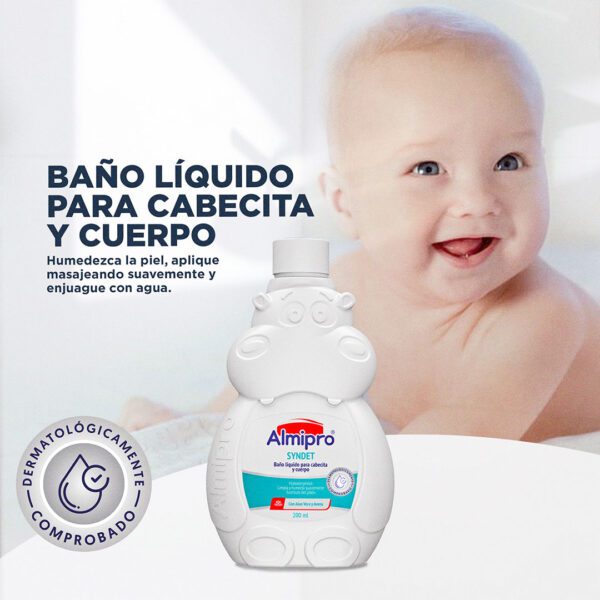 Baño Líquido Almipro Syndet para Cabecita y Cuerpo - Imagen 3