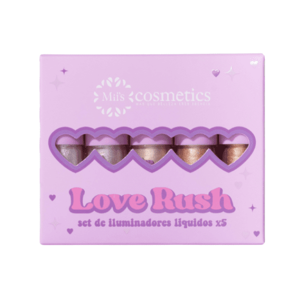 Set de Iluminadores Líquidos Miis Cosmetics Love Rush X5