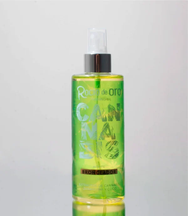 Aceite Bronceador René Chardon Rocío de Oro con Cannabis 250ml - Imagen 4