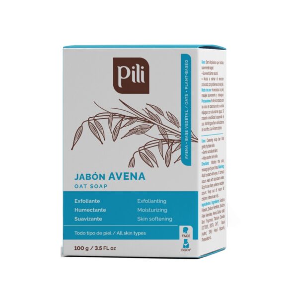 Jabón de Avena Oats Soap Pili 100g
