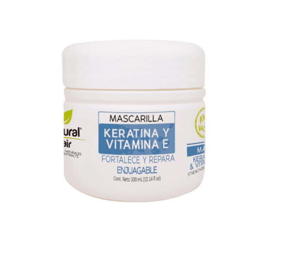 Mascarilla Capilar Natural Hair Restauradora Keratina Y Vitamina E