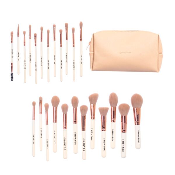 Kit de Brochas Montoc Cream X24