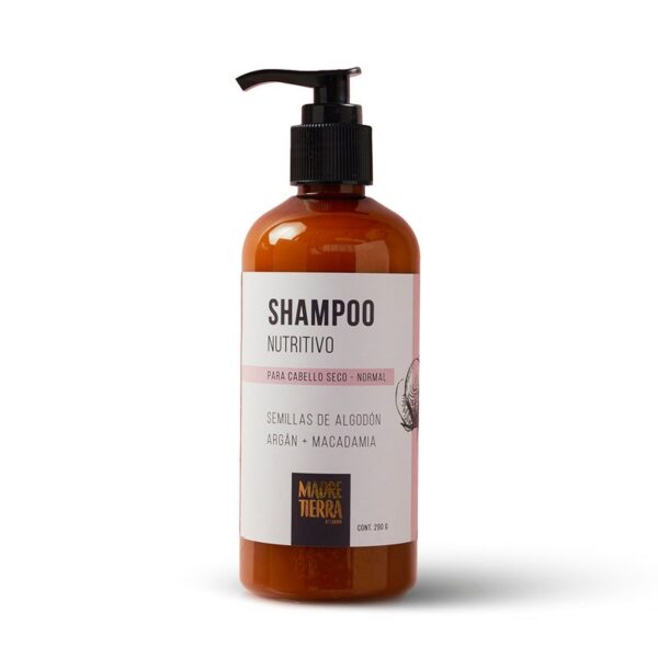 Shampoo Nutritivo para Cabello Seco Madre Tierra 290g