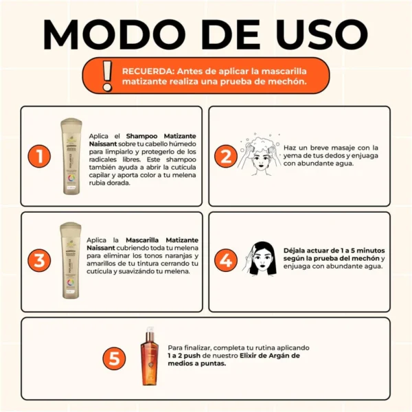 Mascarilla Naissant Matizante Perla Beige 300ml - Imagen 4