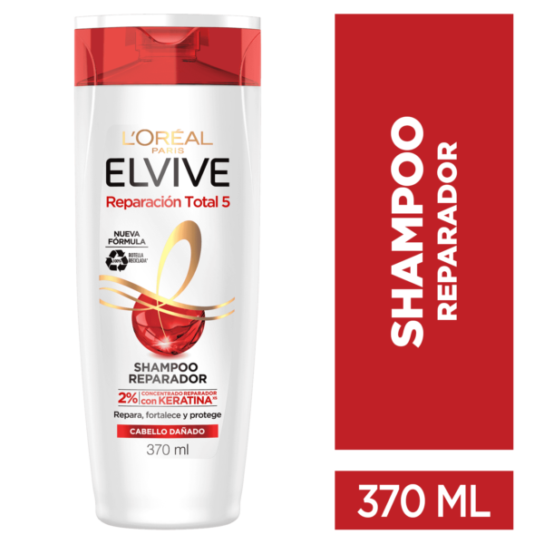 Shampoo Elvive Reparación Total 5 370ml