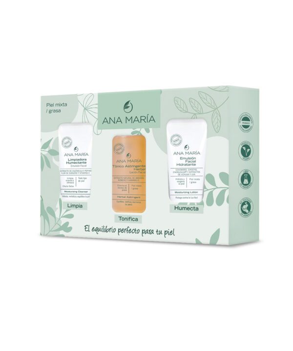 Kit de Cuidado Facial Ana María Piel Grasa a Mixta - Imagen 2