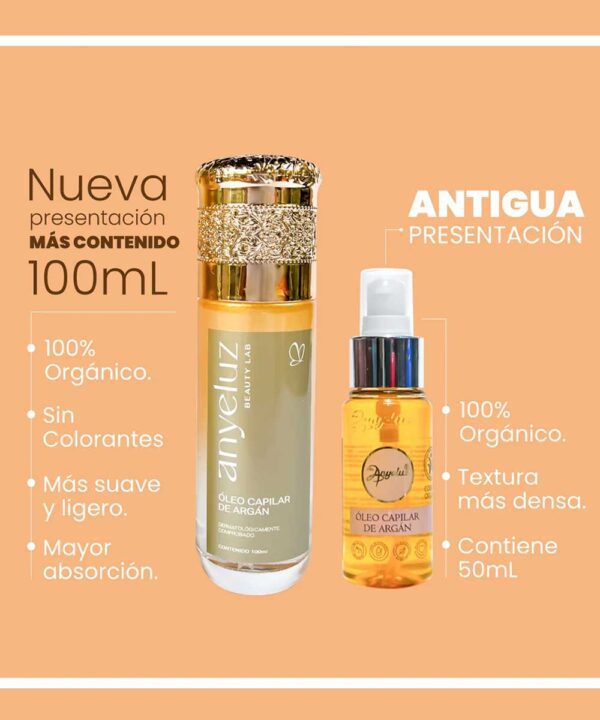 Óleo Capilar Anyeluz de Argán 50ml - Imagen 2