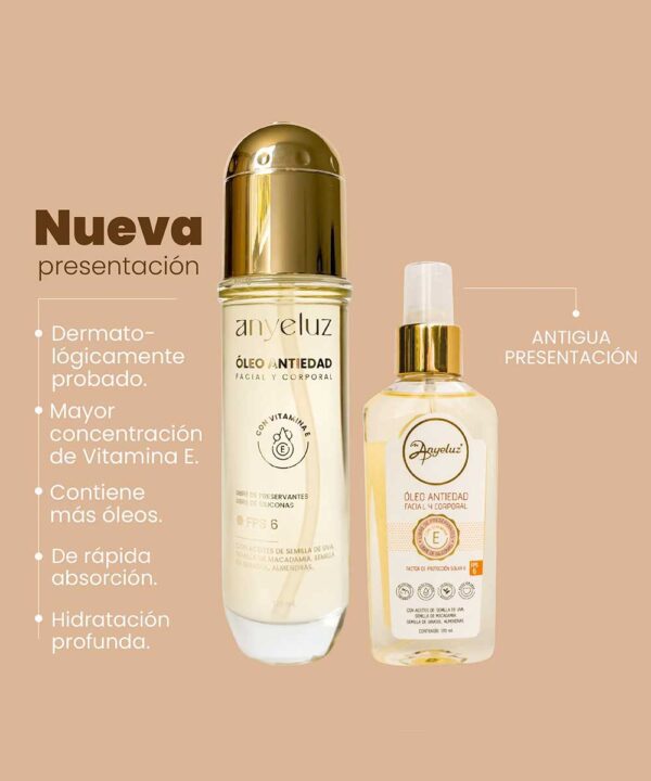 Óleo Antiedad Anyeluz Facial y Corporal - Imagen 2