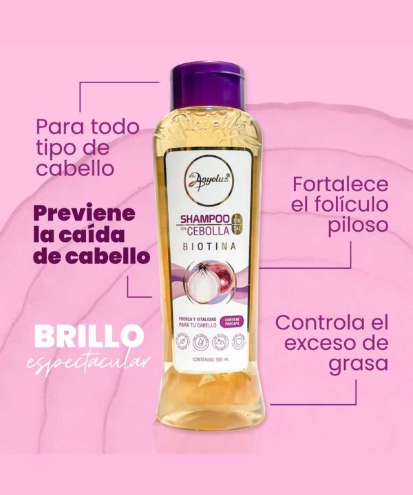 Shampoo Anyeluz de Cebolla - Imagen 2