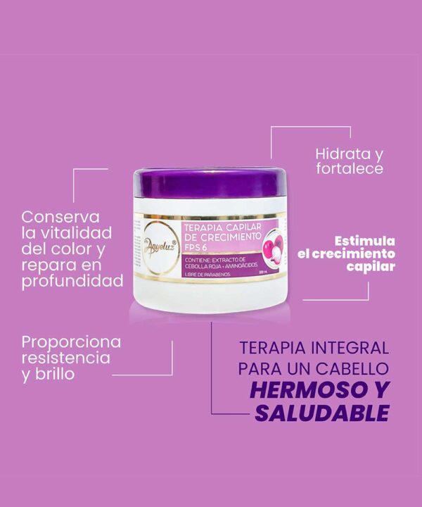 Terapia Capilar Anyeluz de Crecimiento FPS 6 300ml - Imagen 2