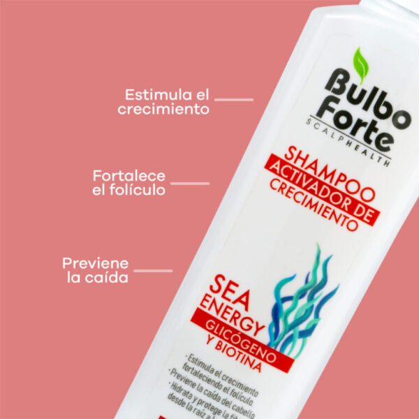 Shampoo Byspro Crecimeinto Bulbo Forte 300ml - Imagen 2