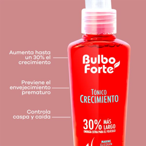 Tónico Capilar Byspro Crecimiento Bulbo Forte 120ml - Imagen 2