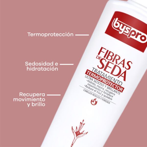 Termoprotector Byspro Fibras de Seda 300ml - Imagen 2