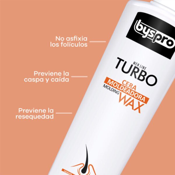 Cera Hombre Byspro Turbo Wax 120ml - Imagen 2