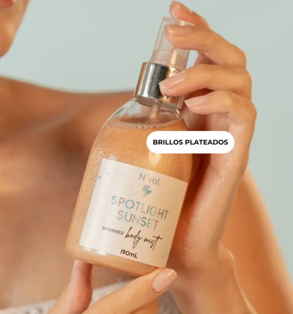 Shimmer Body Spotlight NVol Gold 190ml - Imagen 5