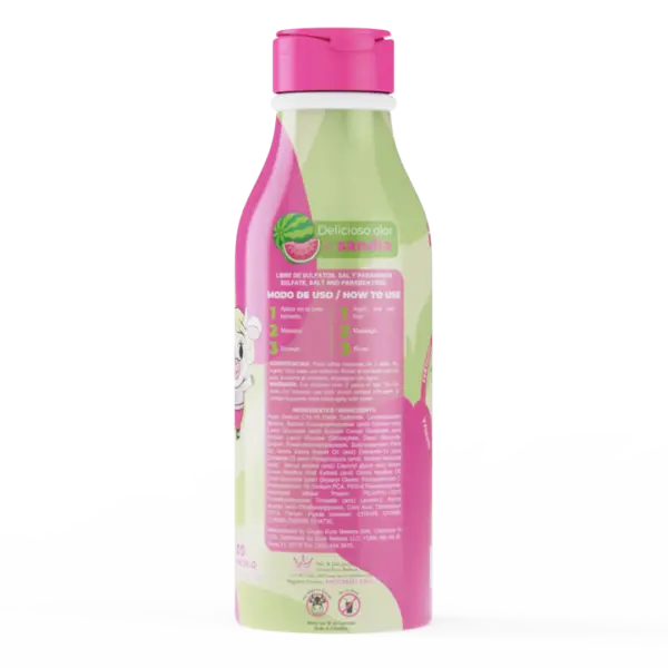 Shampoo Hidratante Leche Pal Pelo Kids Rizos 440ml - Imagen 3