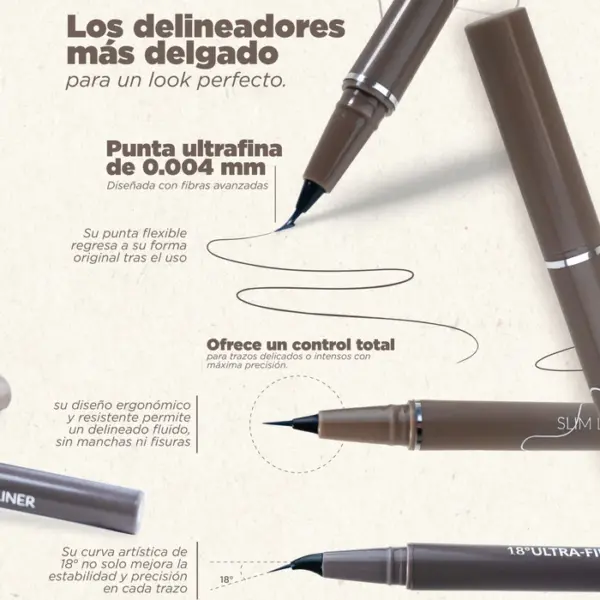 Delineador True Lover Ultra Fino 18° - Imagen 2