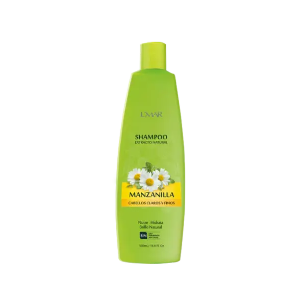 Shampoo L'mar Manzanilla Cabello Claro 500ml
