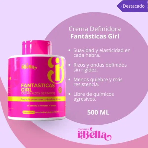Crema de Peinar Melenas IBella 500ml - Imagen 2