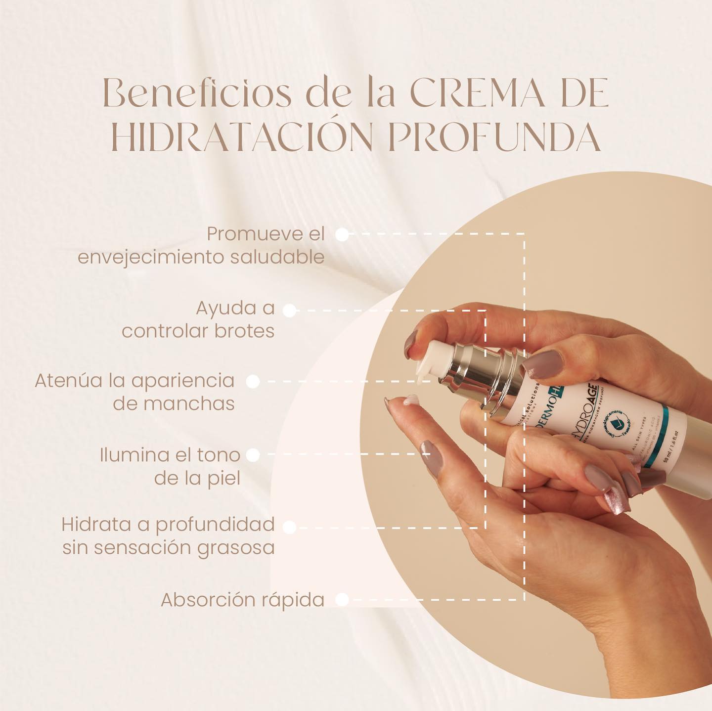 Crema Dermohelp de Hidratación Profunda Hydroage 55ml - Image 4