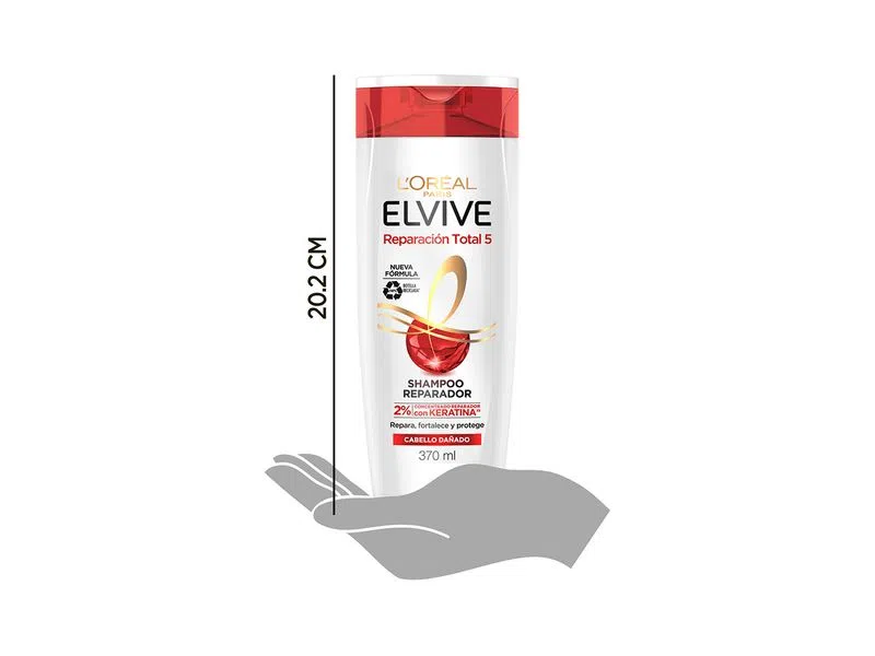 Shampoo Elvive Reparación Total 5 370ml - Image 2