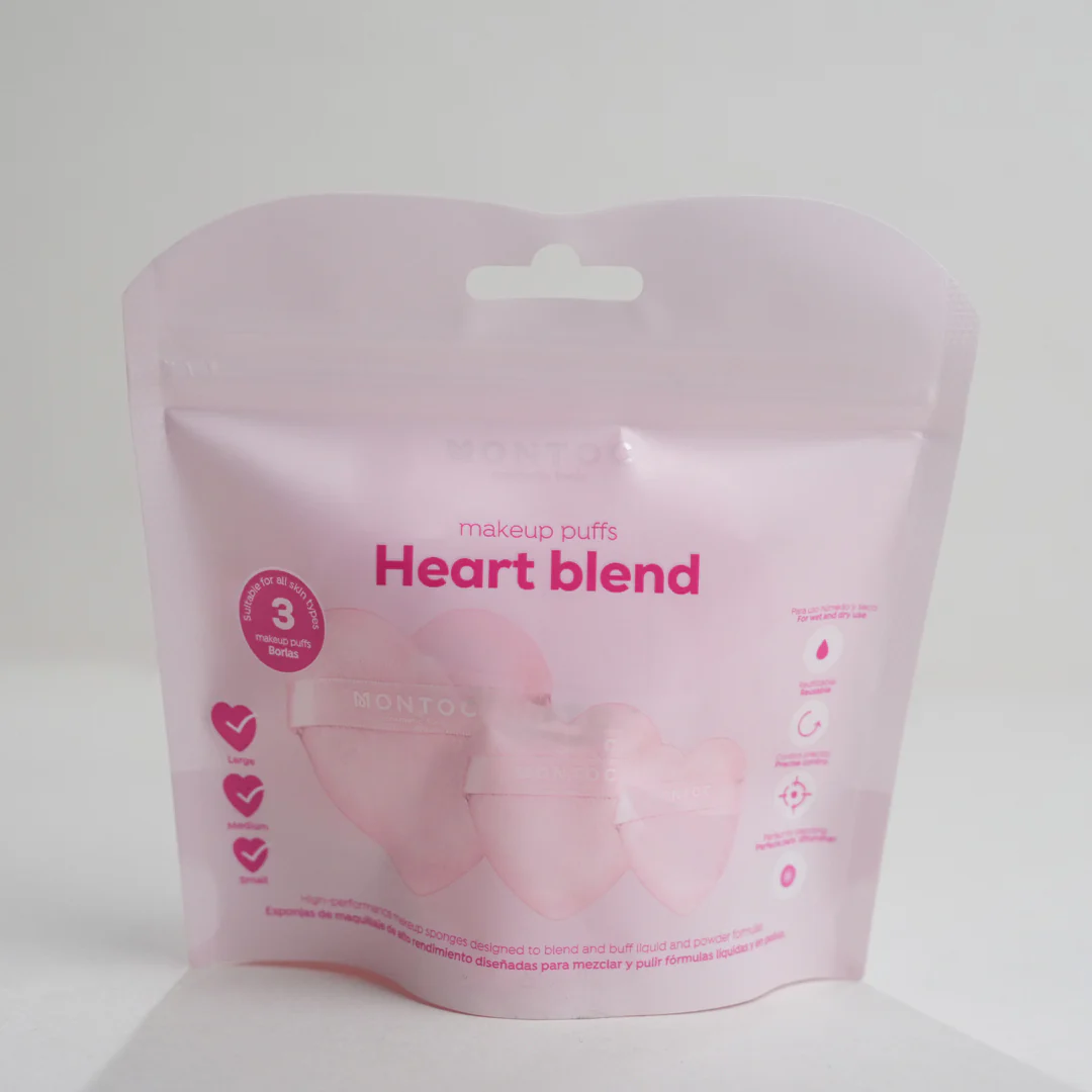 Borlas de Maquillaje Montoc Corazón x3 - Image 2