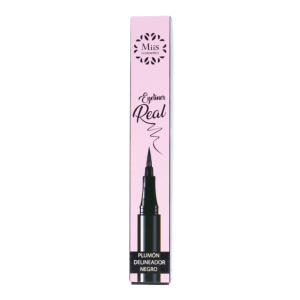 Plumón Delineador Negro Miis Cosmetics Eyeliner Real