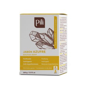 Jabón de Azufre Sulfur Soap Pili 100g