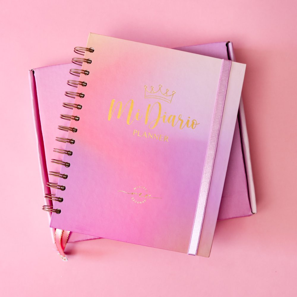 Diario Planner Rosado Mi Diario Financiero - Imagen 2