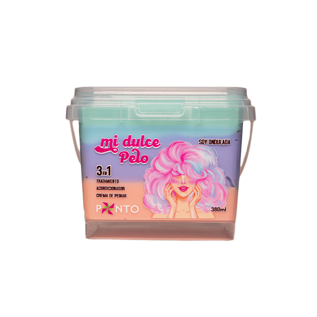 Tratamiento Capilar Ponto Mi Dulce Pelo Soy Ondulada 380ml