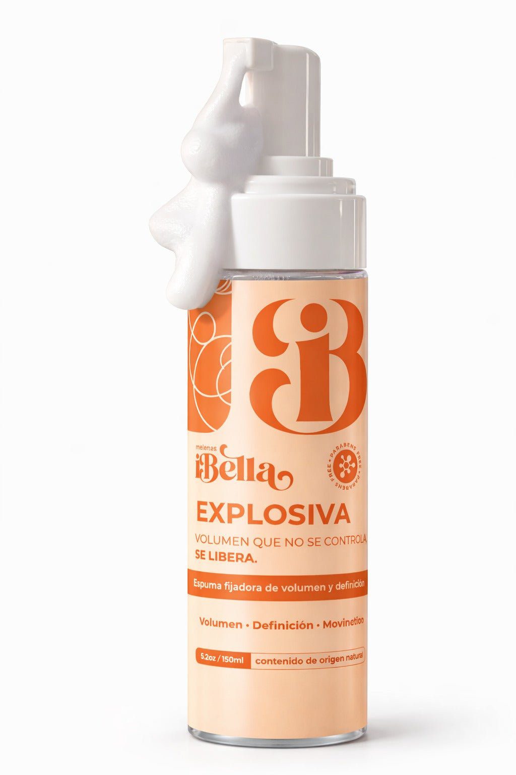 Espuma Capilar Melenas Ibella Explosiva 150ml