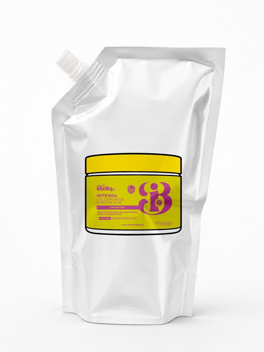 Gel Capilar Melenas Ibella Intensa Recarga 500ml